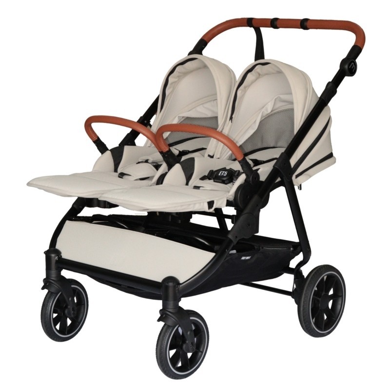 Poussette Double Baby Monsters Easy Twin 5 - Stone