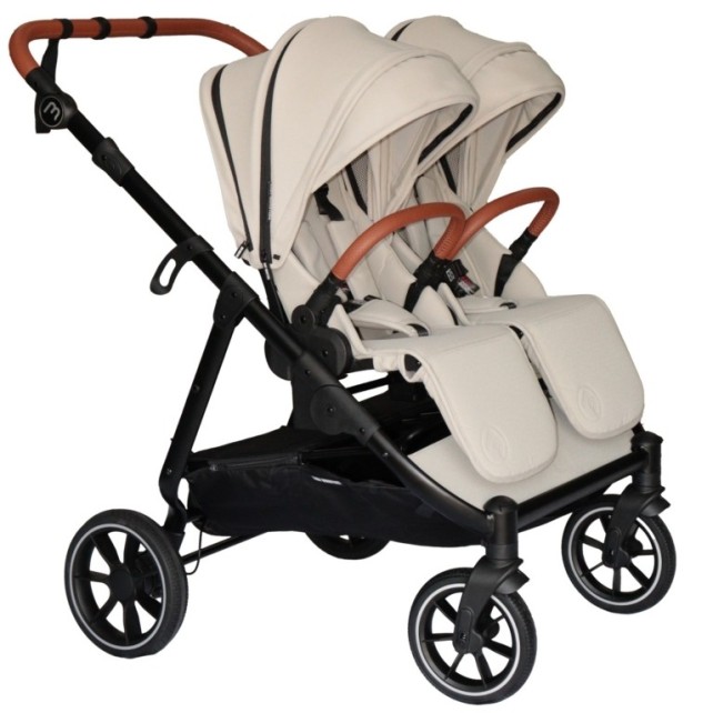 Poussette Double Baby Monsters Easy Twin 5 - Stone