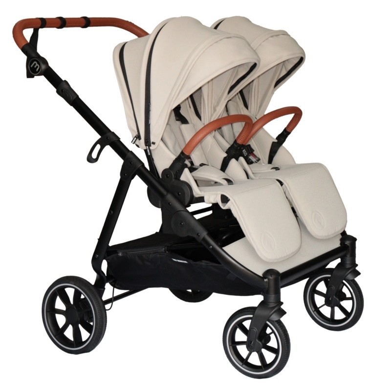 Poussette Double Baby Monsters Easy Twin 5 - Stone
