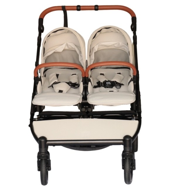 Poussette Double Baby Monsters Easy Twin 5 - Stone