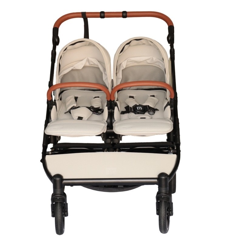 Poussette Double Baby Monsters Easy Twin 5 - Stone