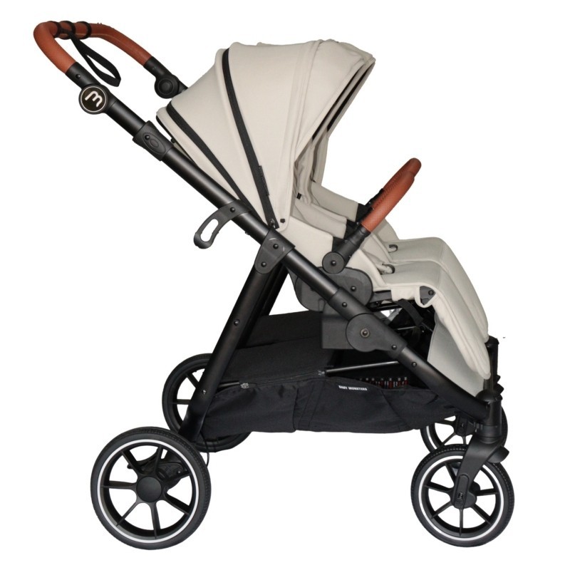 Poussette Double Baby Monsters Easy Twin 5 - Stone