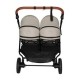 Poussette Double Baby Monsters Easy Twin 5 - Stone