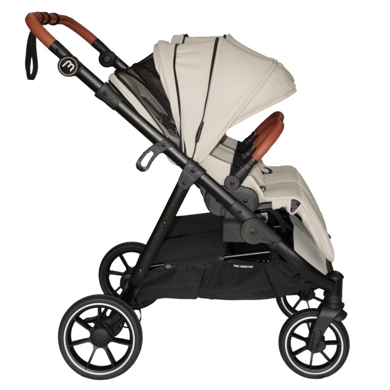 Poussette Double Baby Monsters Easy Twin 5 - Stone