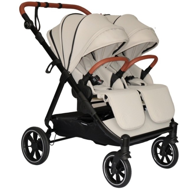 Poussette Double Baby Monsters Easy Twin 5 - Stone