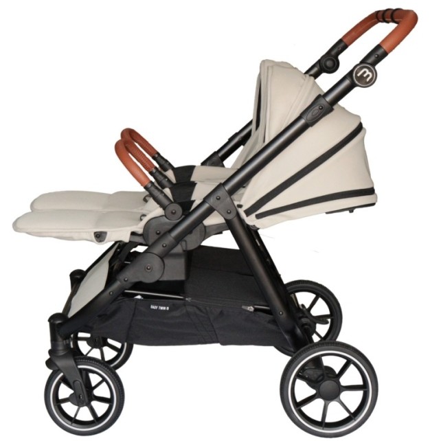 Poussette Double Baby Monsters Easy Twin 5 - Stone