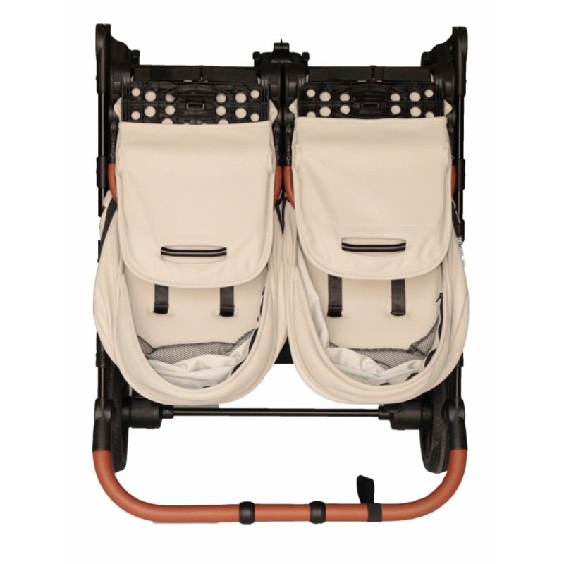 Poussette Double Baby Monsters Easy Twin 5 - Stone
