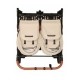 Poussette Double Baby Monsters Easy Twin 5 - Stone
