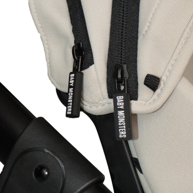 Poussette Double Baby Monsters Easy Twin 5 - Stone