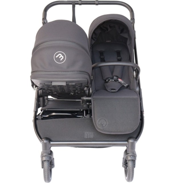 Poussette Double Baby Monsters Easy Twin 5 - Black