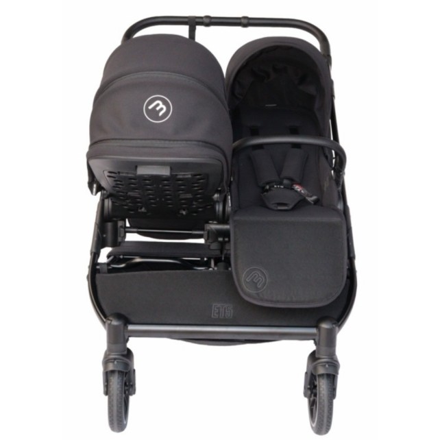 Poussette Double Baby Monsters Easy Twin 5 - Black