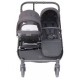 Poussette Double Baby Monsters Easy Twin 5 - Black