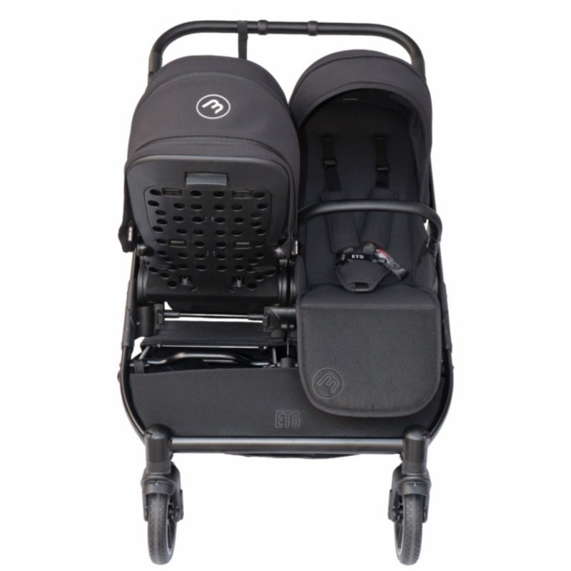 Poussette Double Baby Monsters Easy Twin 5 - Black