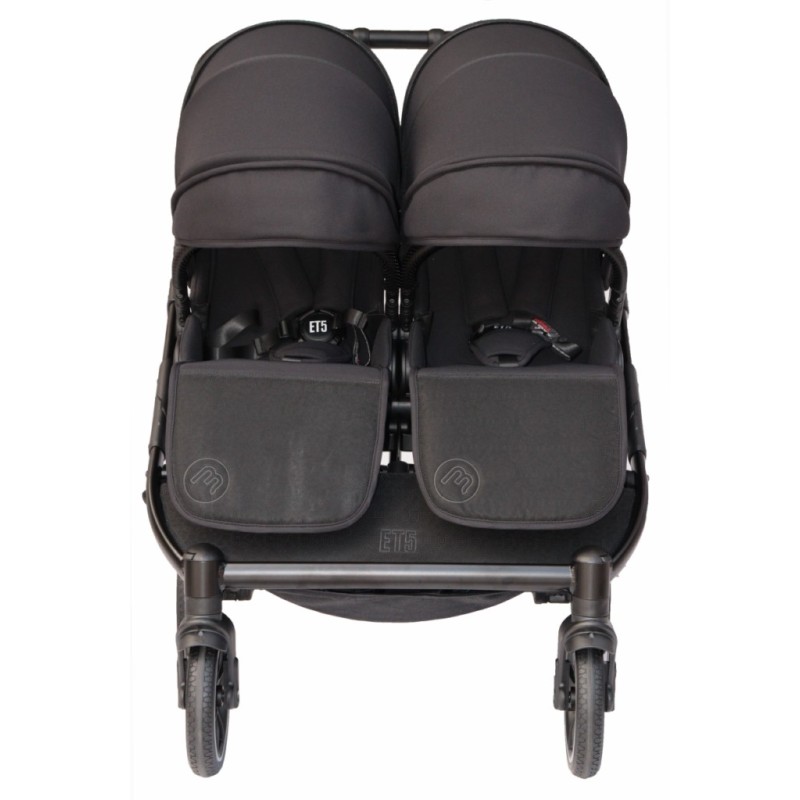 Poussette Double Baby Monsters Easy Twin 5 - Black