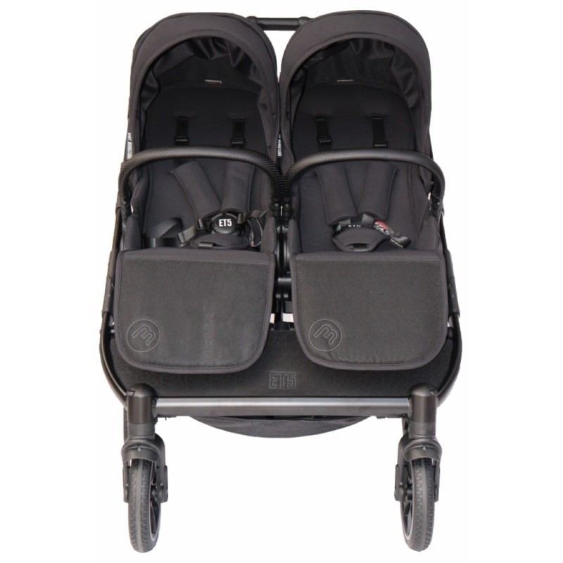 Poussette Double Baby Monsters Easy Twin 5 - Black
