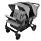 Poussette 4 places Lidoo Lite Dark Grey