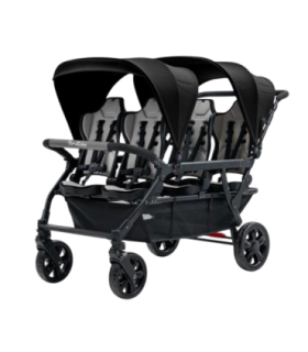 Poussette 6 places Assises Réversibles DSP6 Grey