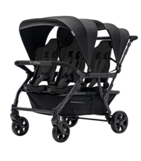 Poussette 4 places Assises Réversibles DSP4 Black