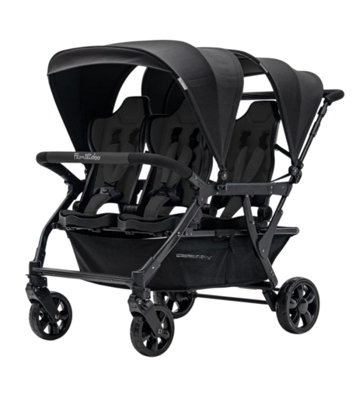 Poussette 4 places Assises Réversibles DSP4 Black