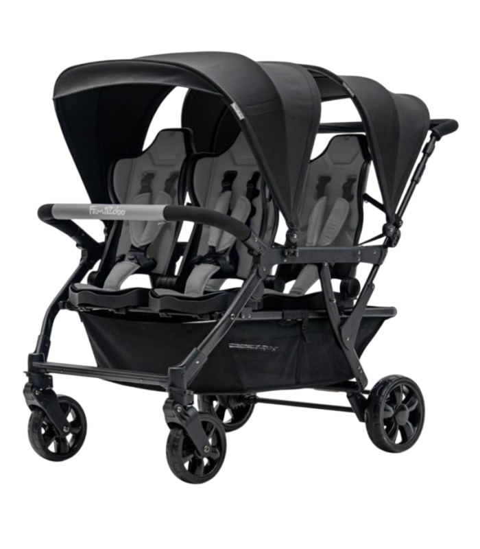 Poussette 4 places Assises Réversibles DSP4 Grey