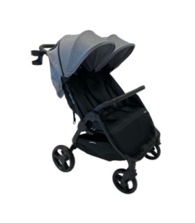 Poussette Double Compacte Baby Monsters Happy Twin - Heather Grey