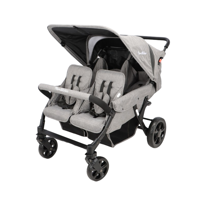 Poussette quadruple Familidoo Lidoo Star Full Grey
