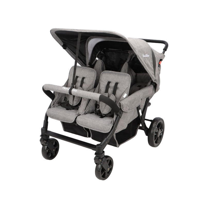 Poussette quadruple Familidoo Lidoo Star Full Grey