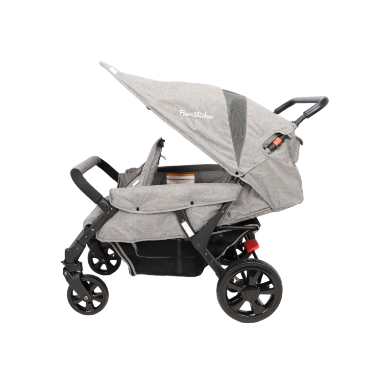 Poussette quadruple Familidoo Lidoo Star Full Grey