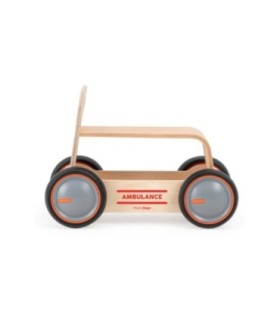 Drive Me Wood Ambulance Mamatoyz - Naturel