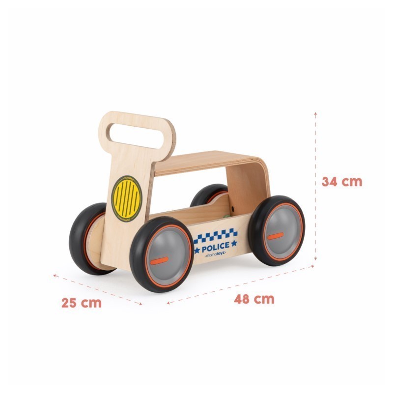 Drive Me Wood Police Mamatoyz - Naturel